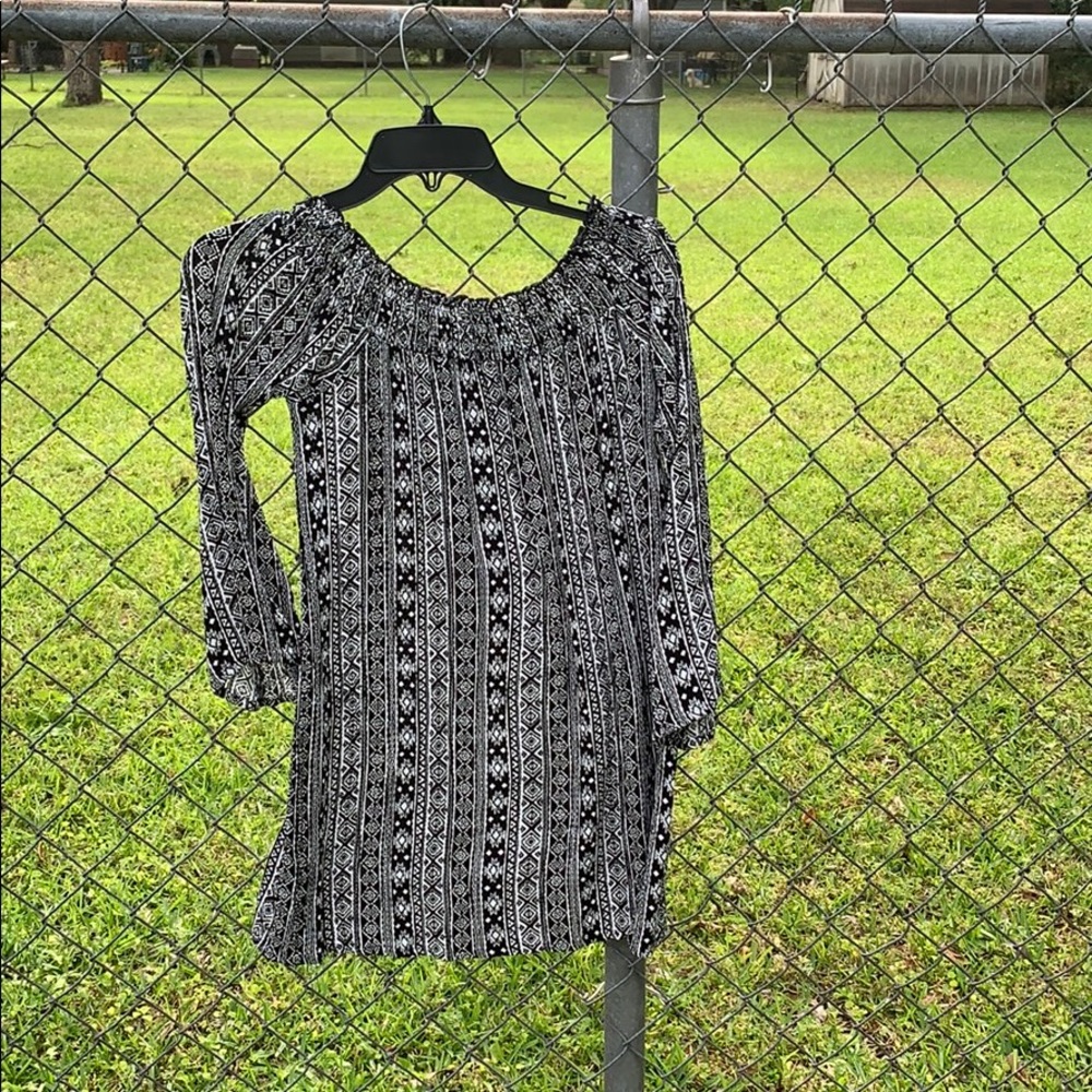 Black and White Dress